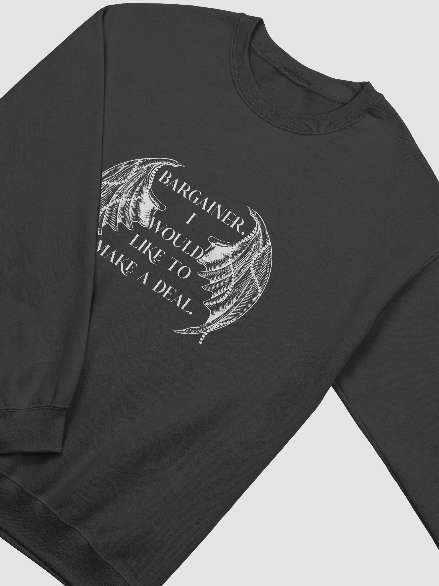 Bargainer Calling Card Gildan Classic Crewneck Sweatshirt product image (2)