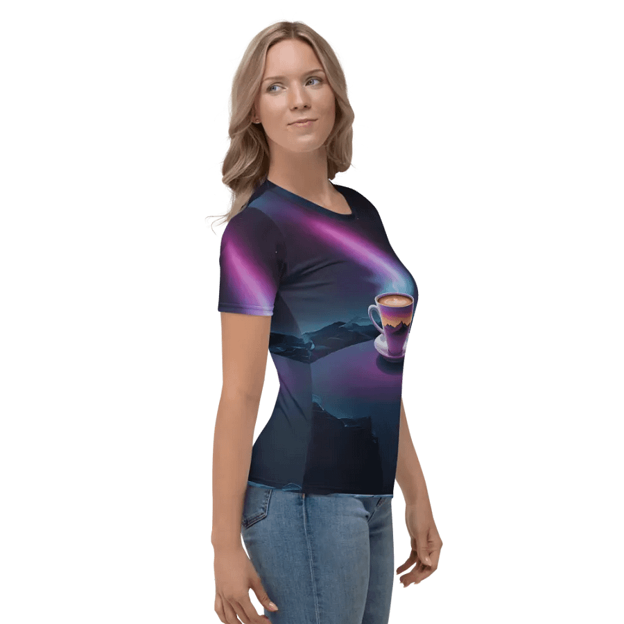Coffee Sunset All Over Print T-shirt product image (3)