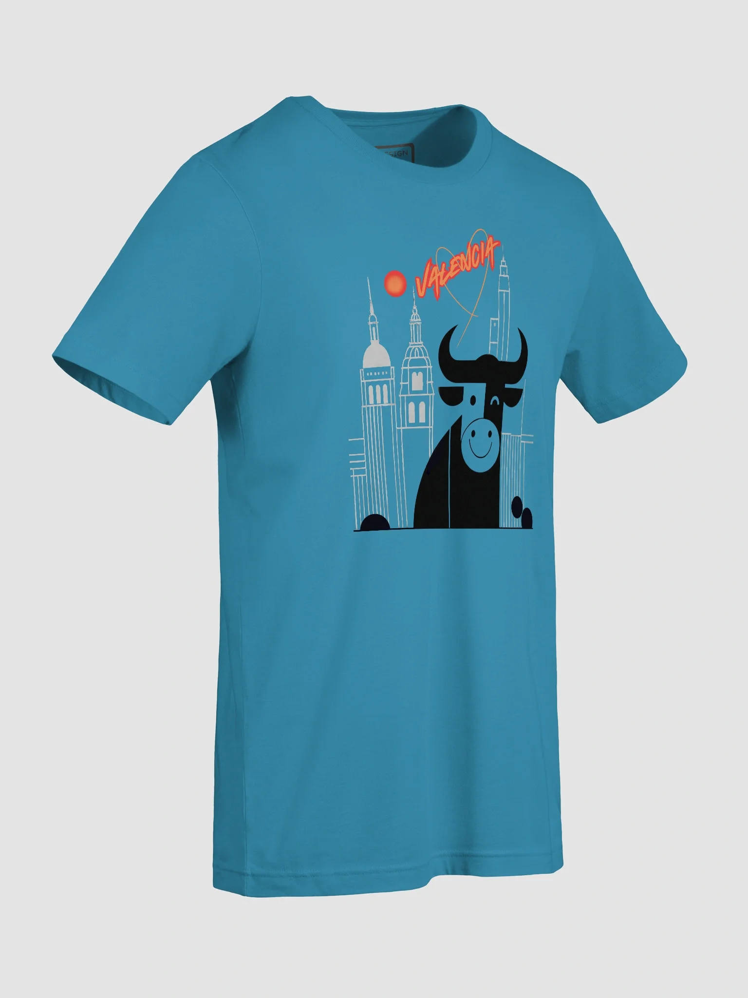 Valencia Skyline Heart T-Shirt product image (9)