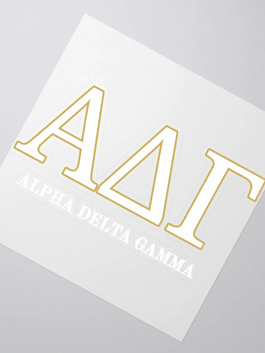 ADG Greek Letters Gold - Sticker product image (2)