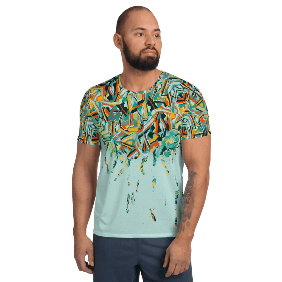 Colorful Destruction | Men´s Athletic T-Shirt product image (1)