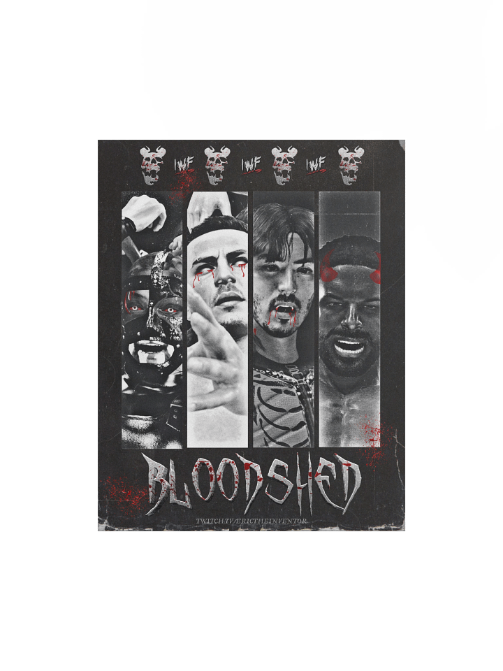 IWF BLOODSHED Poster product image (1)