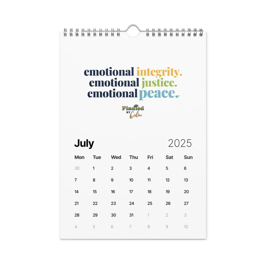 Official Planted By Calm | Calm Keepers Wall Calendar (Choose Start Day and Size) product image (8)
