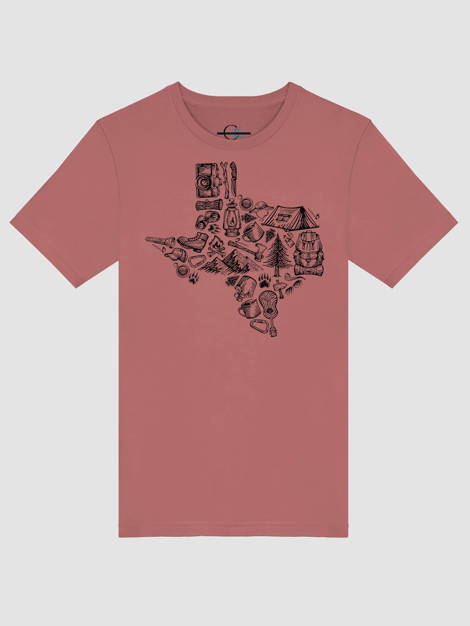 🥾 Texas Outdoors T-Shirt | Bella+Canvas Unisex Tee | Hiking & Nature Collage Design product image (30)