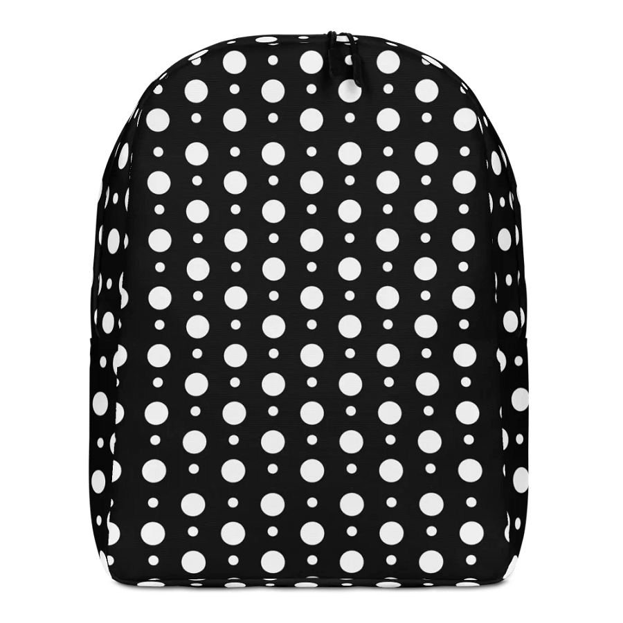 Monochrome Dot Minimalist Backpack product image (11)
