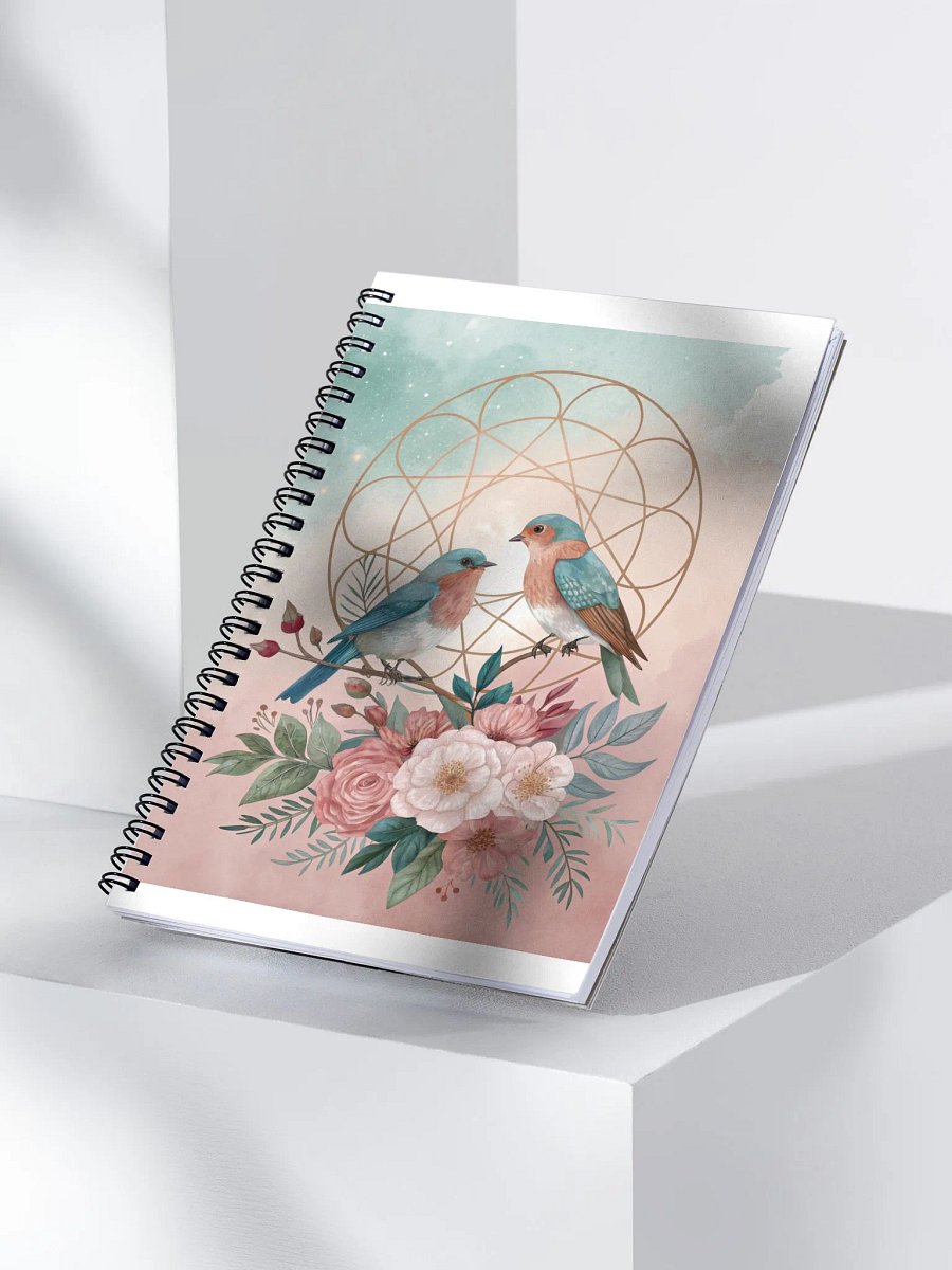 Serene Birds Spiral Notebook product image (3)