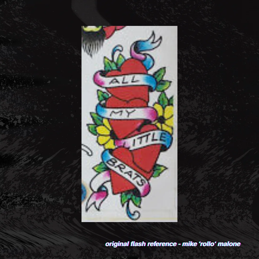 Mike 'Rollo' Malone All My Little Brats Stacked Hearts Pattern product image (2)