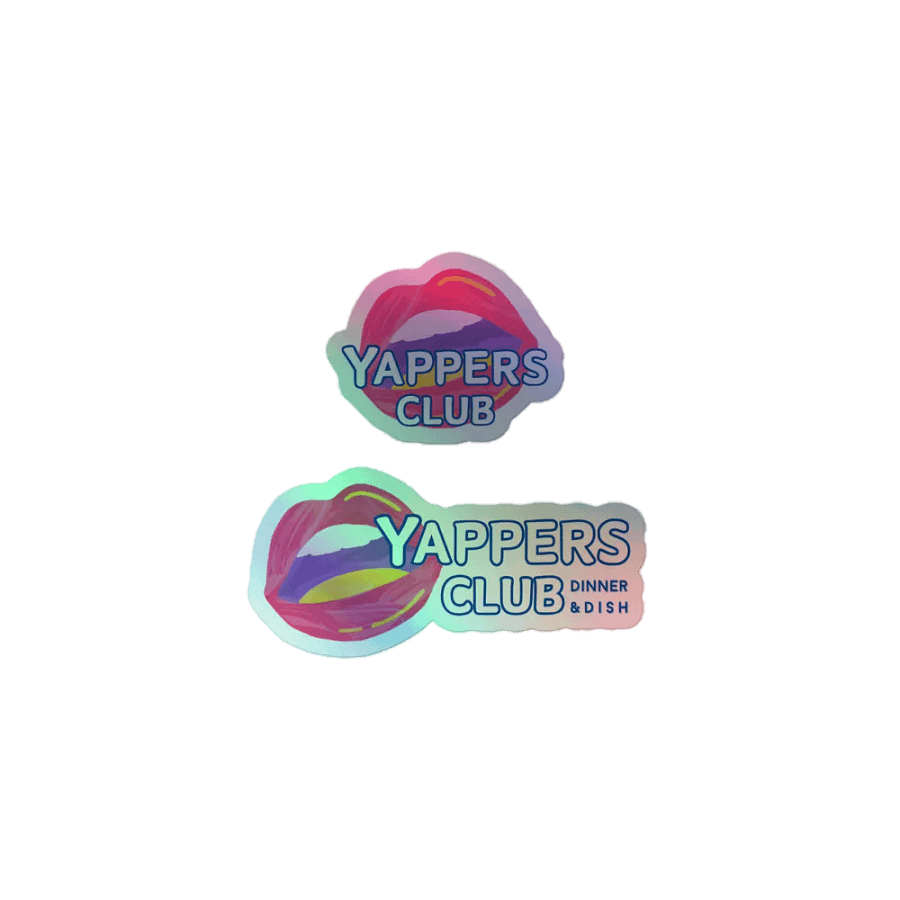Yappers Club Holo Stickers product image (1)