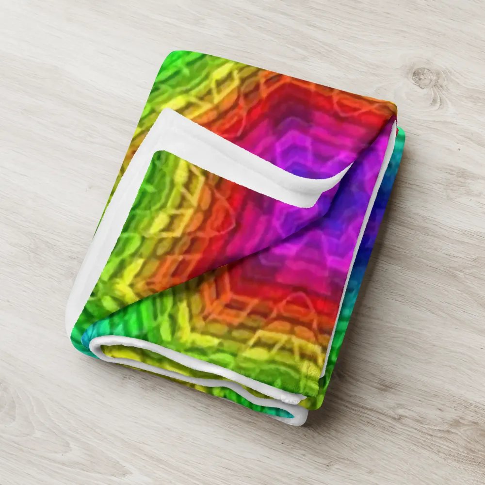 Colorful Hexagons Throw Blanket product image (18)
