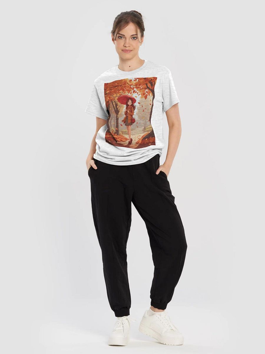 Autumn Stroll Red Umbrella T-Shirt product image (35)