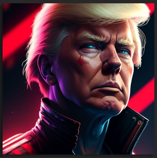 Fight Club Trump - LIMITED EDITION METAL PRINT product image (1)