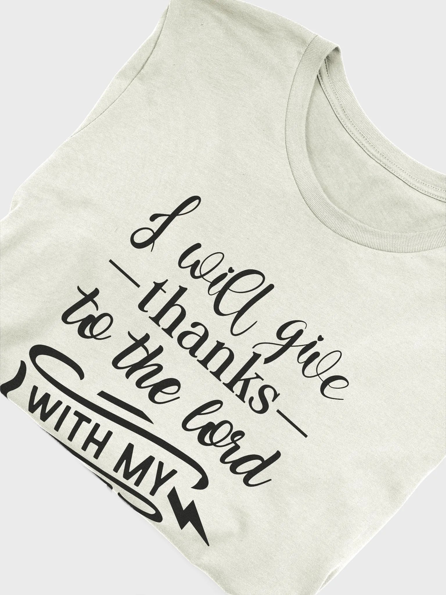 I will give thanks to the Lord with my whole heart | Christian| Faith | Inspirational product image (52)