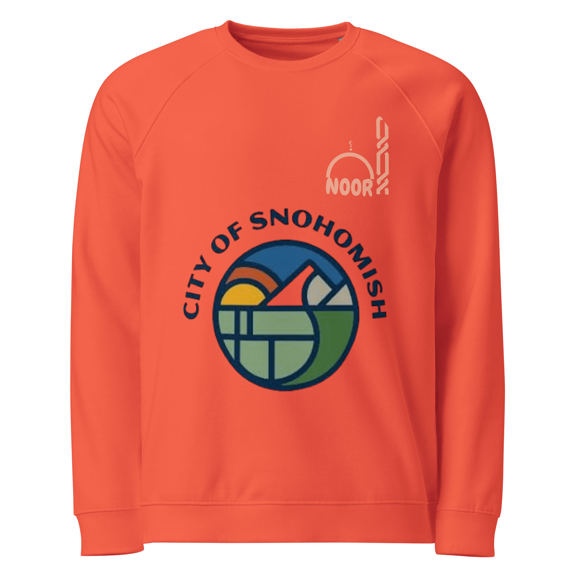 Noor City of Snohomish Original Unisex Organic Sweatshirt product image (1)