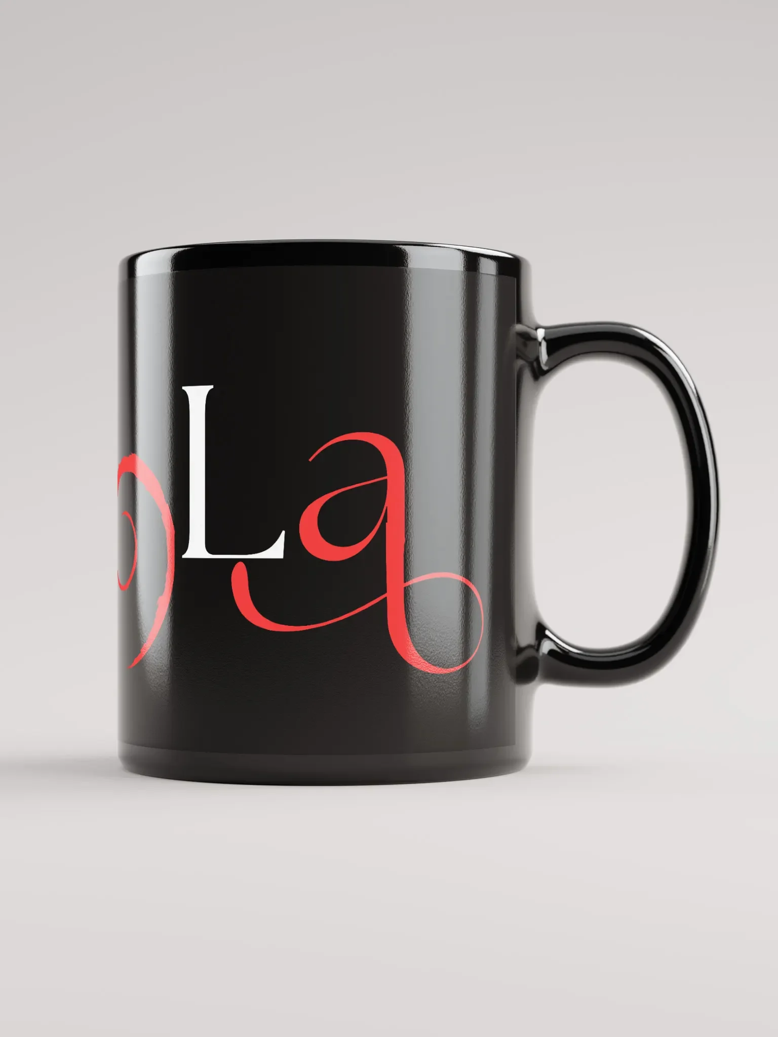 Comma La Kamala Harris Black Glossy Mug product image (1)