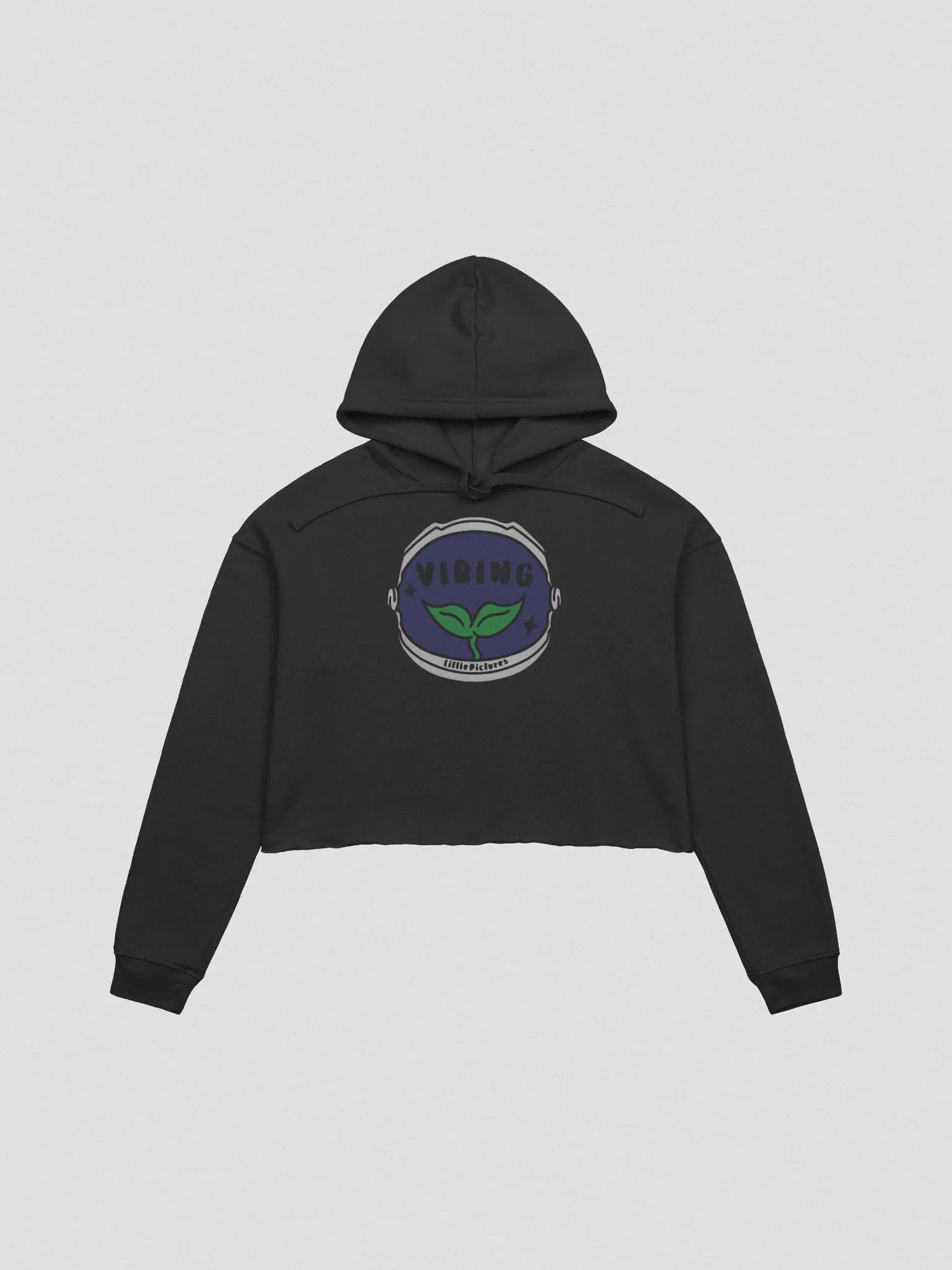 Vibing Cropped Hoodie product image (3)