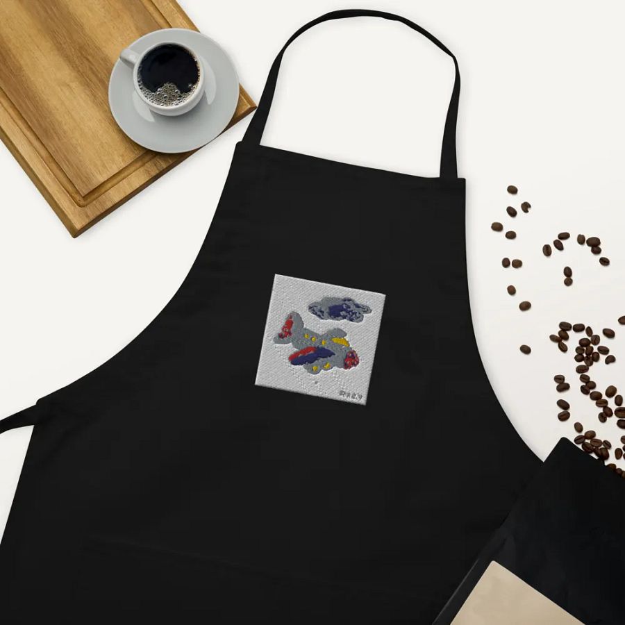 Kid Airplane (Embroidered Cooking Apron) product image (5)