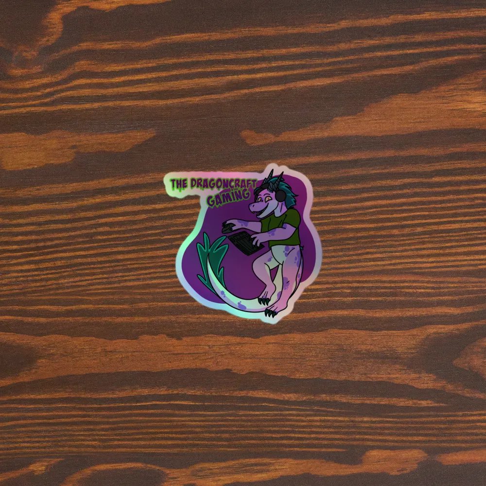 Dragoncraft Gaming Holographic Sticker Sheet product image (5)