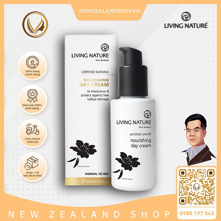 Kem dưỡng ban ngày Living Nature Nourishing Day Cream 60ml product image (1)