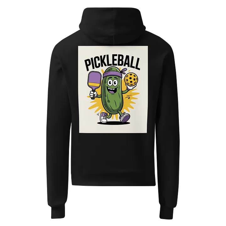 “Pickleball Power” Hoodie – Funny Pickle Character, Game-Ready Style product image (3)