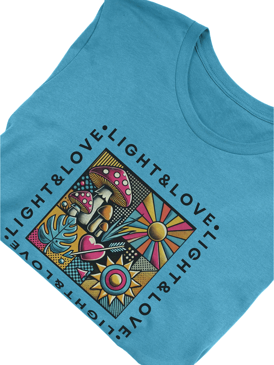 Light & Love Tee: Pop That Art Style product image (1)