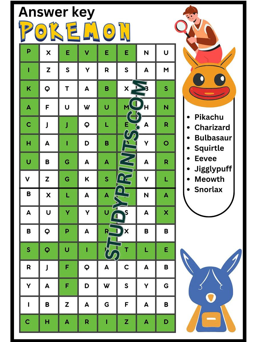 Pokemon Word Search For Kids product image (3)