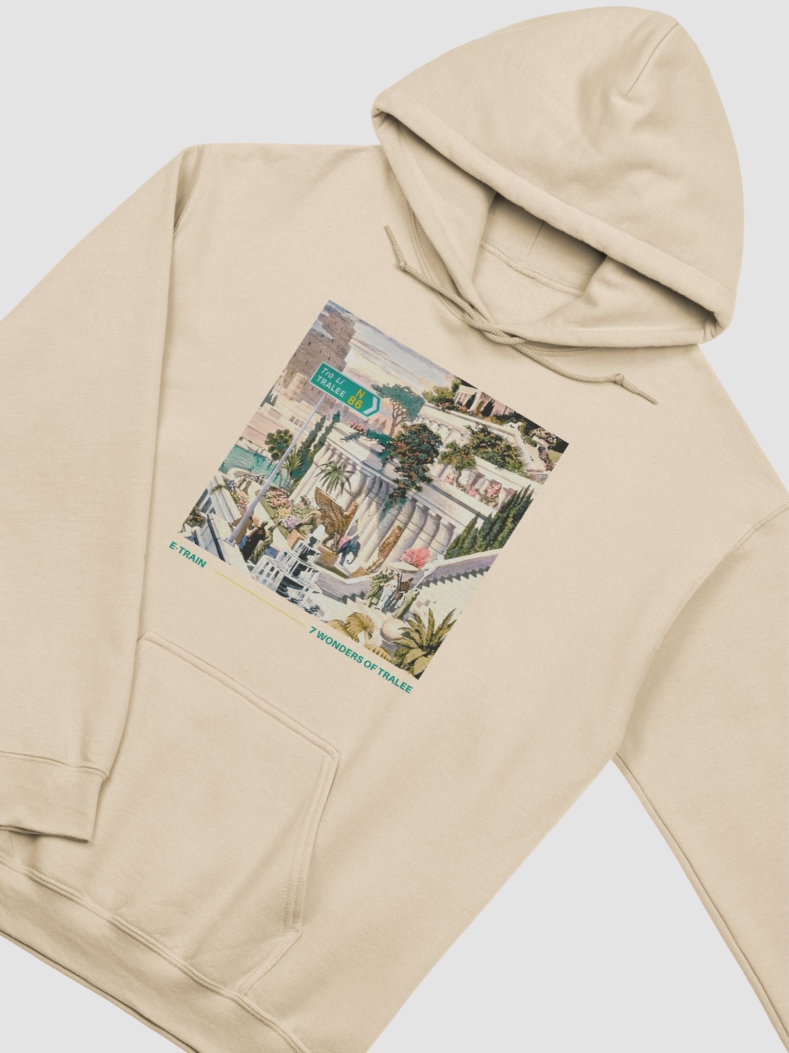 E-Train | 7 Wonders Artwork Front Graphic Hoodie product image (3)
