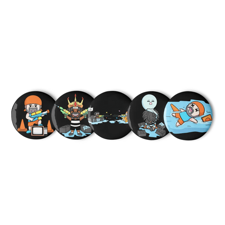 Hydrate War!!! (Pin Set) product image (1)