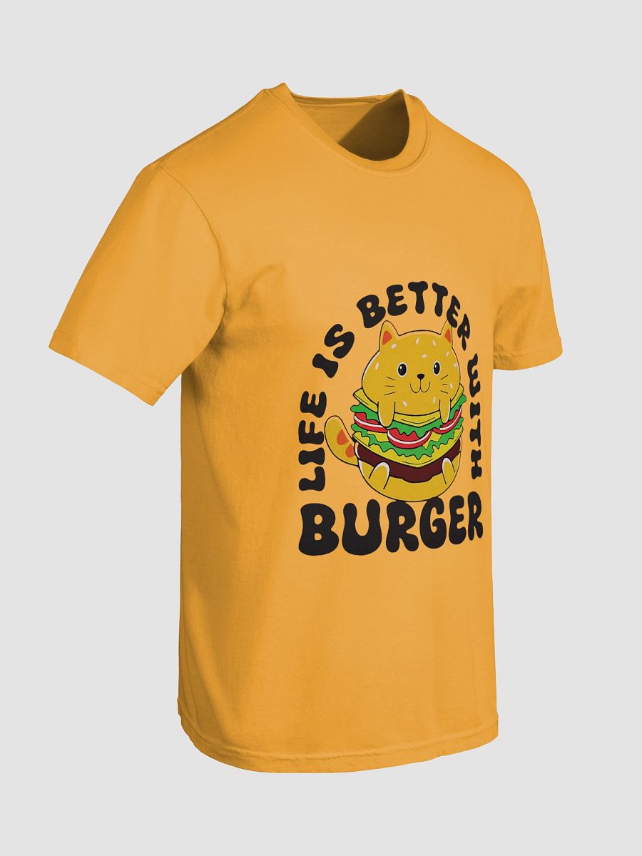Happy Burger Cat T-Shirt product image (28)