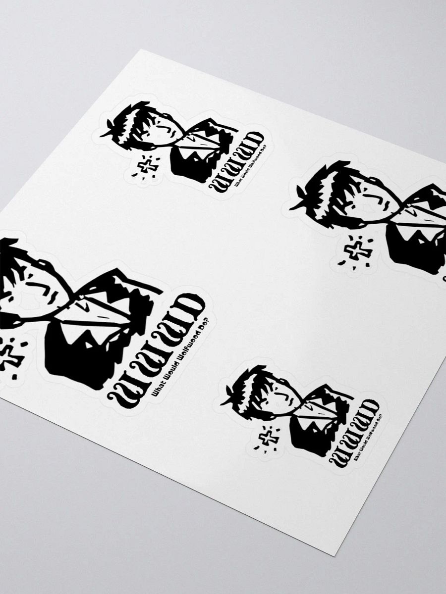 What Would Wolfwood Do? 3x3 stickers product image (3)