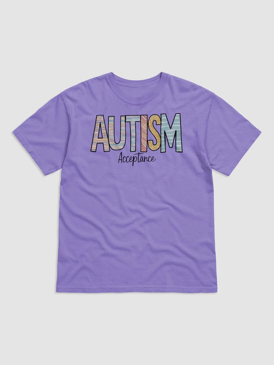 Autism Acceptance Heavyweight Unisex T-shirt product image (2)