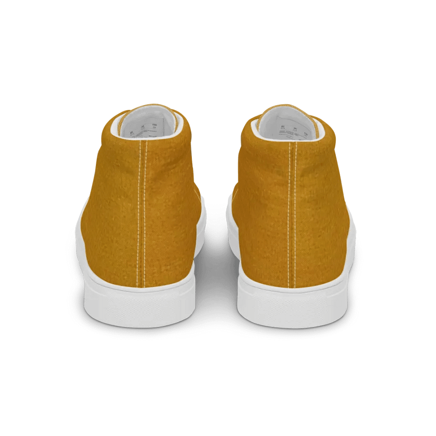 Men's Golden high top canvas Flandan art sneakers product image (8)