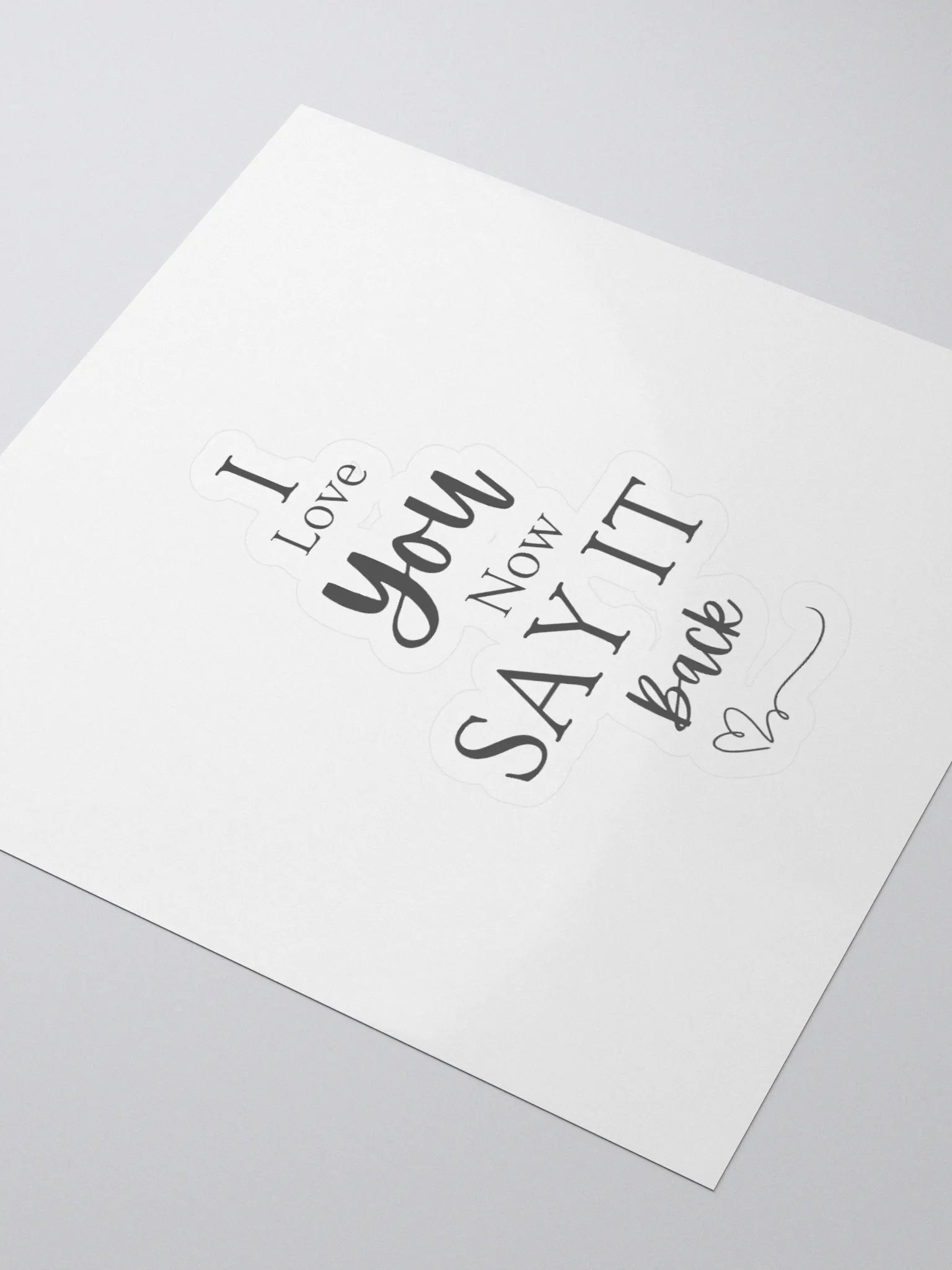 Jk's Love Phrase Stickers product image (3)