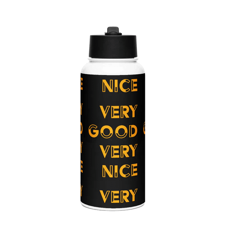 VERY GOOD VERY NICE STEEL WATER BOTTLE product image (1)