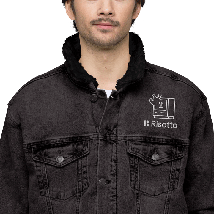 Sad Mac Denim Sherpa Jacket product image (2)