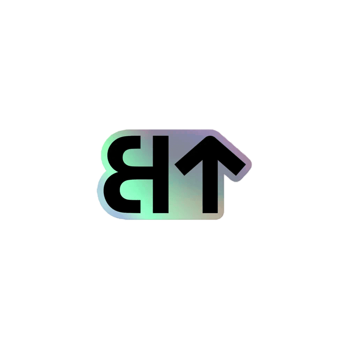 Buffalo Trees Logo Holographic Stickers product image (1)