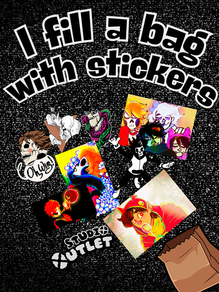 I FILL A BAG WITH STICKERS product image (1)