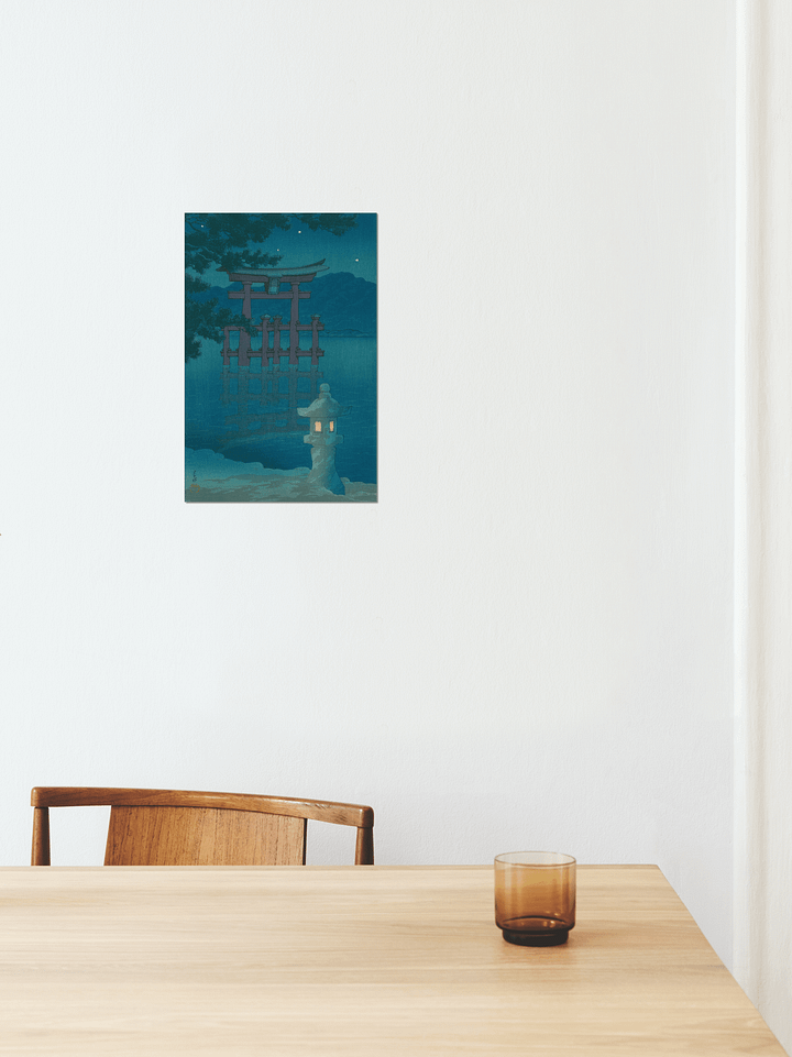 Starlit Night, Miyajima Shrine - Kawase Hasui product image (1)
