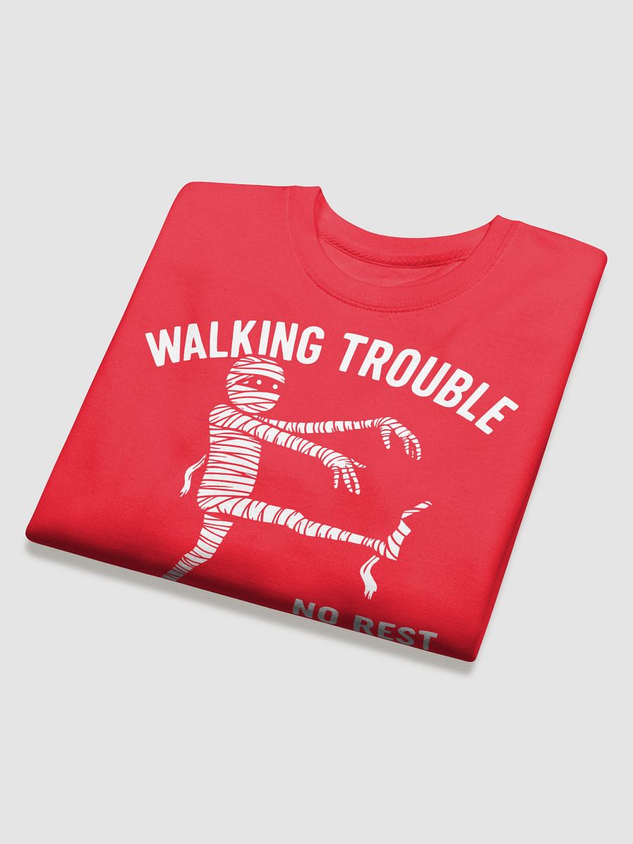 Walking Trouble Zombie Sweatshirt product image (29)
