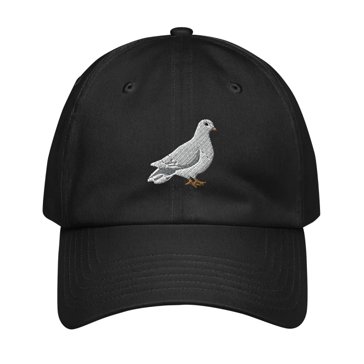 White Dove Embroidered Bird Dad Hat product image (1)
