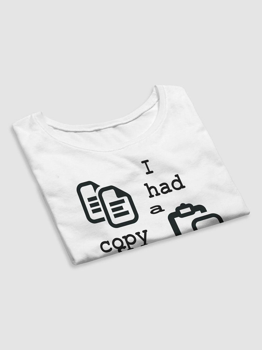 I Had A Copy & Paste Education - Black - Bella+Canvas Women's Crop Tee product image (4)
