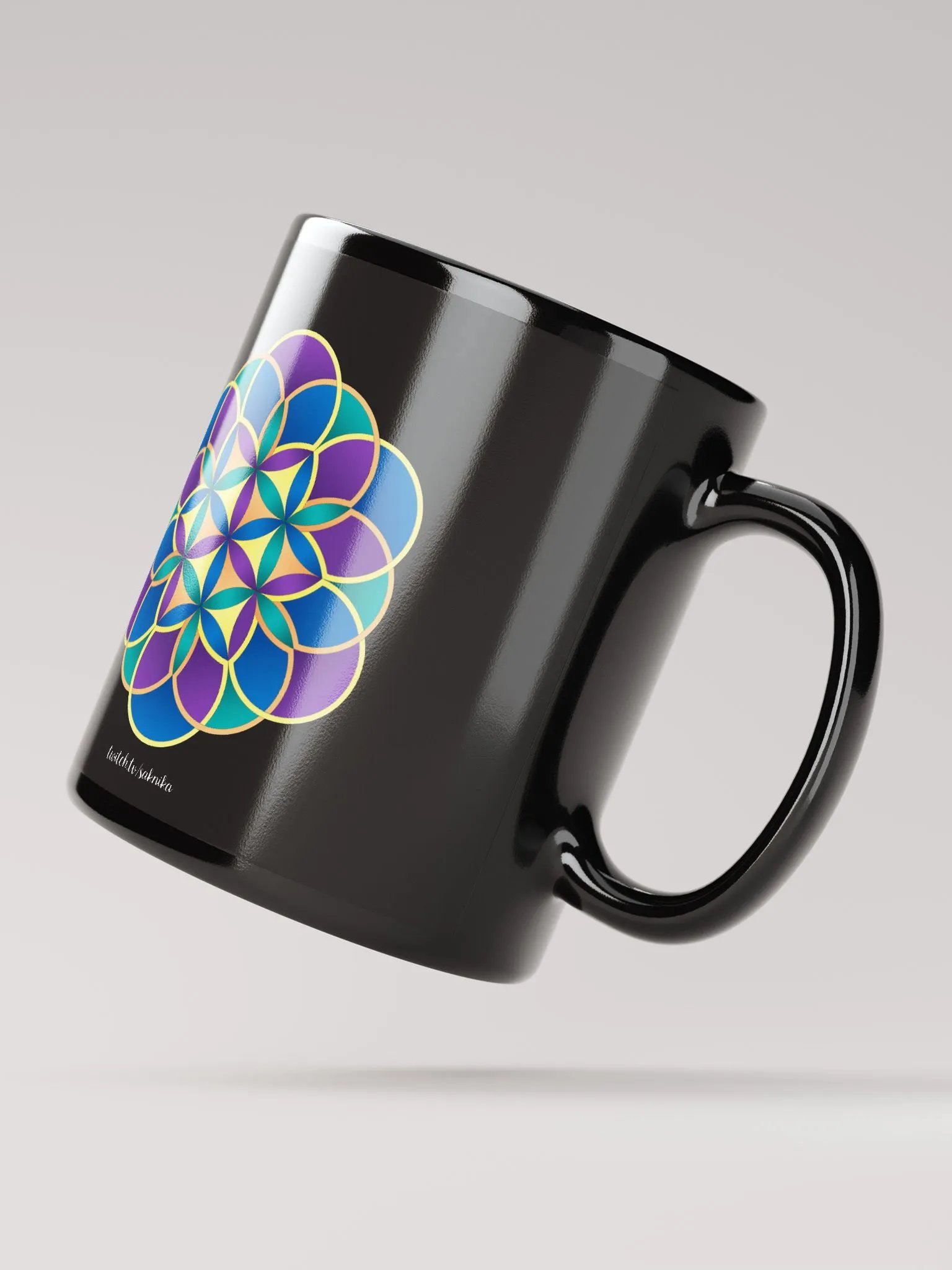 Flowers of Life Mug - Black product image (4)
