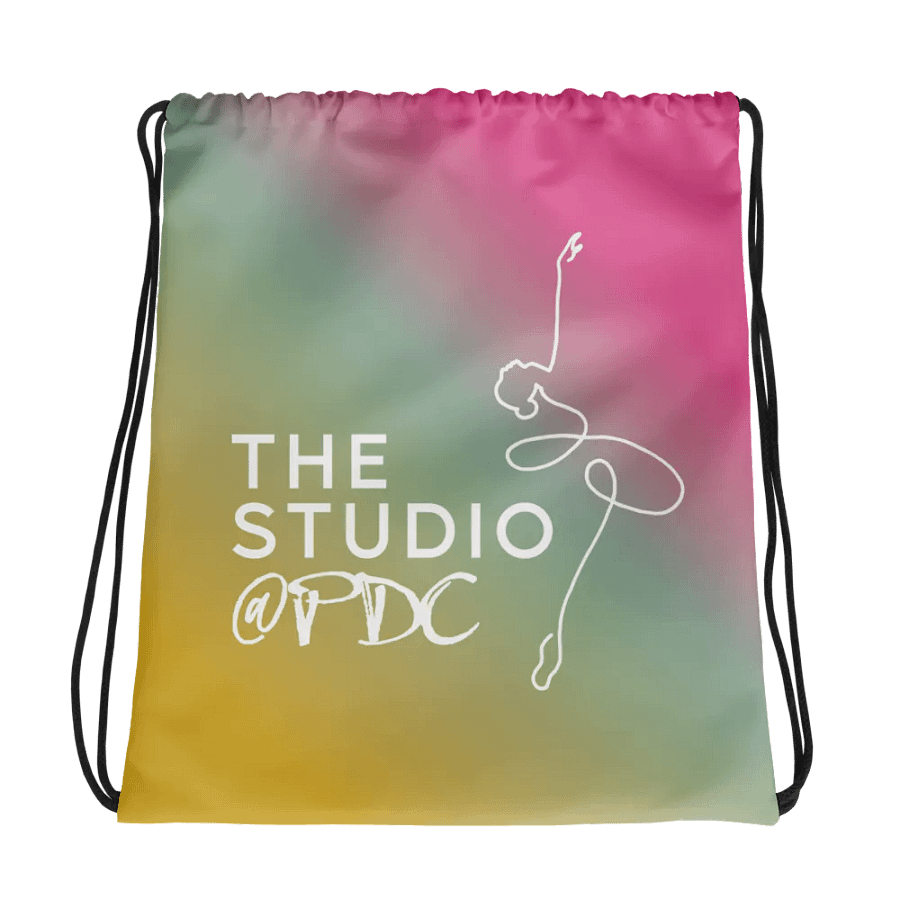 Drawstring Dance Bag | Multicolour Gradient with White Logo product image (1)