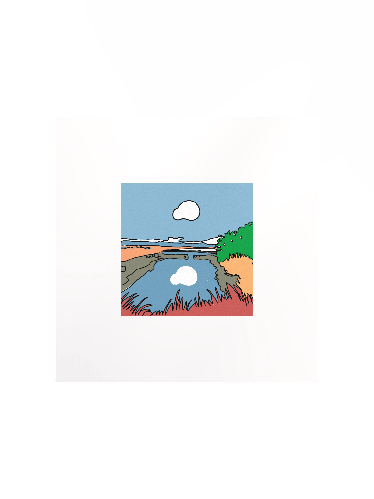 Jeju Island Art Poster - Ojopogu product image (1)