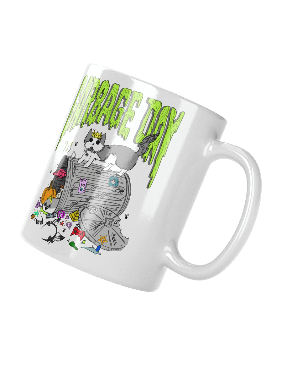 garbage day mug (white) product image (3)