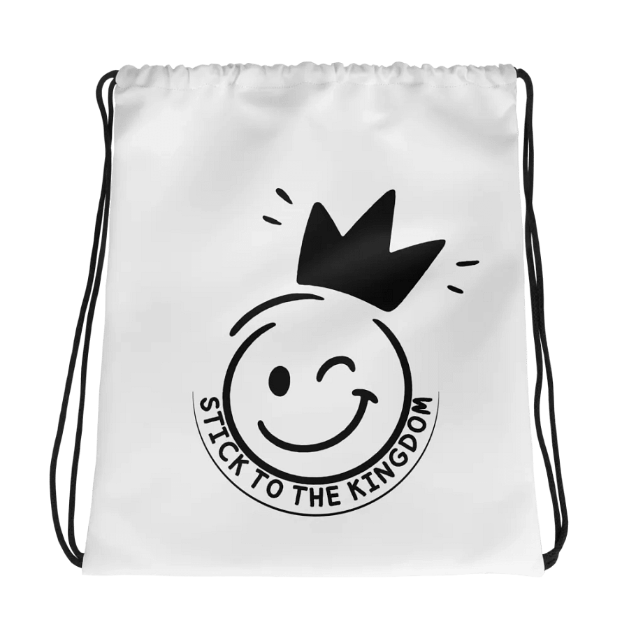 “Stick to the Kingdom” Drawstring Bag product image (1)