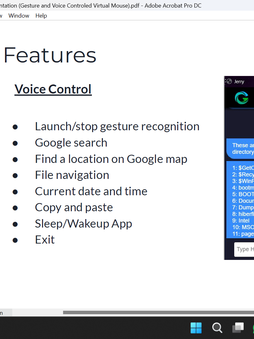 Gesture and Voice-Control Based Virtual Mouse Project product image (10)