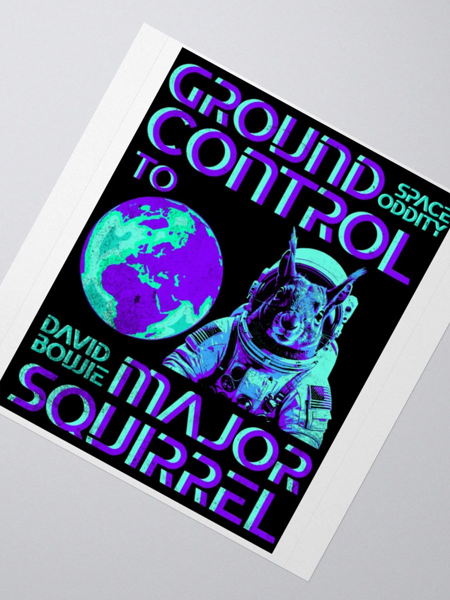 Ground Control to Major Squirrel Sticker Set product image (5)