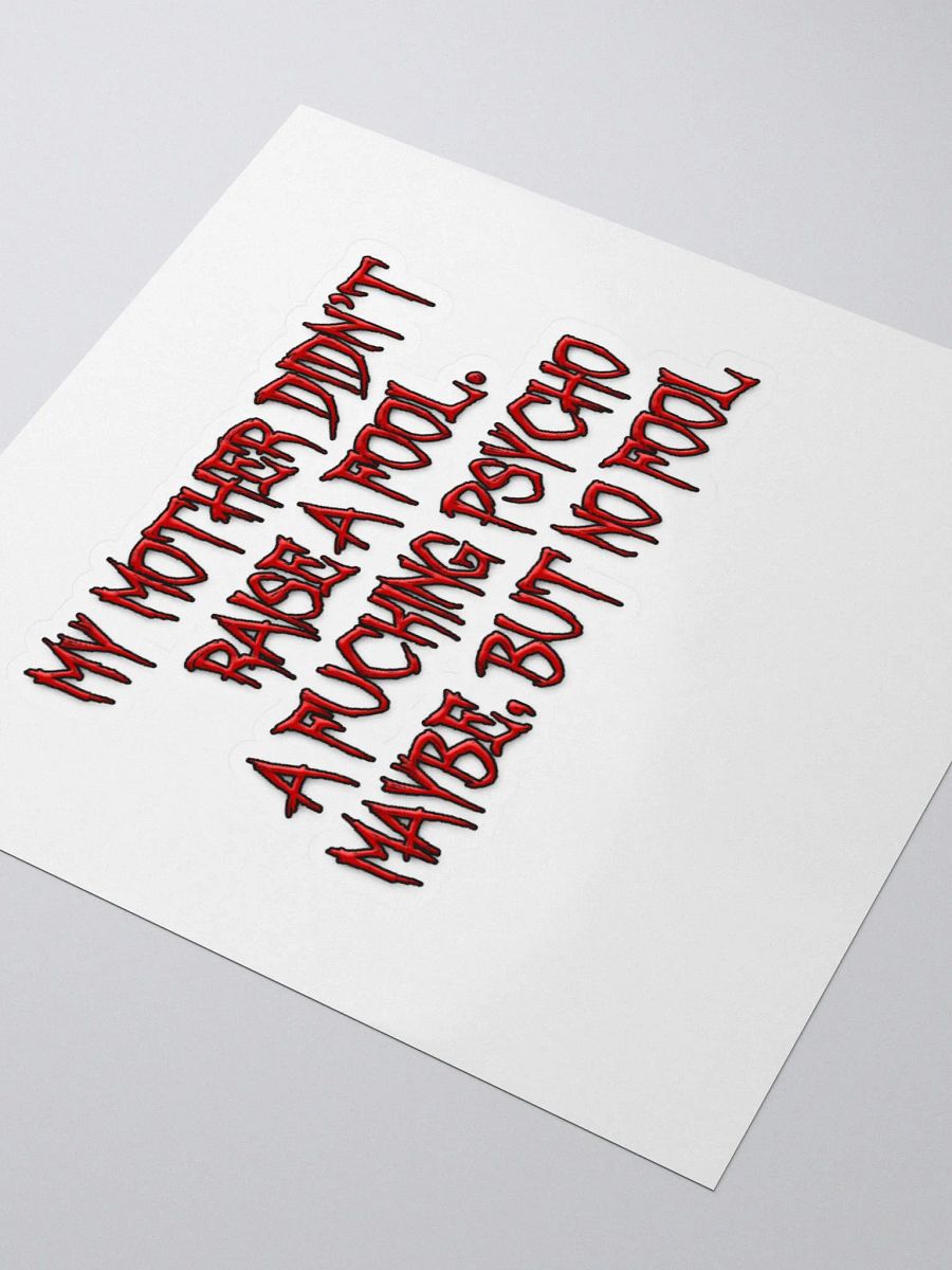 Raise A Fool Stickers product image (7)