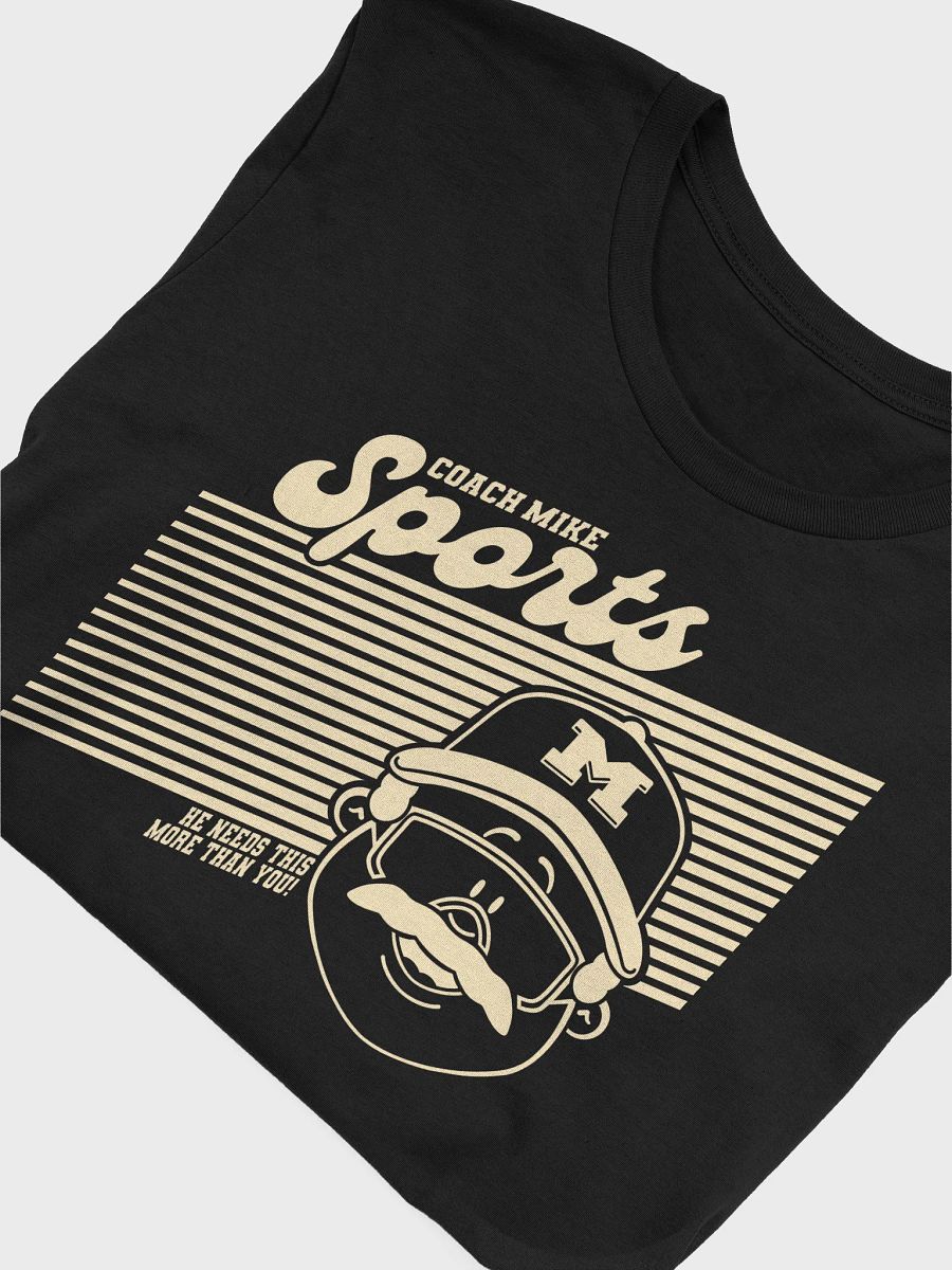 Coach Mike Sports T - Black/Cream product image (3)