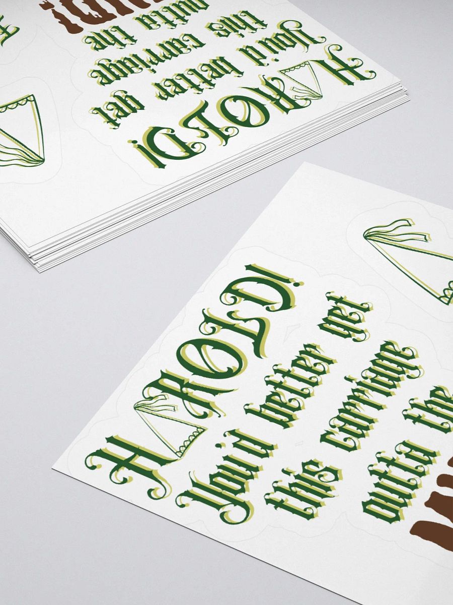 HAROLD Fairy Tale Vinyl Stickers product image (4)